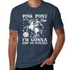 Rosa Mädchen Pony Club Ich Werde Weiter Tanzen T-Shirt Übergröße Street Style T-Shirt