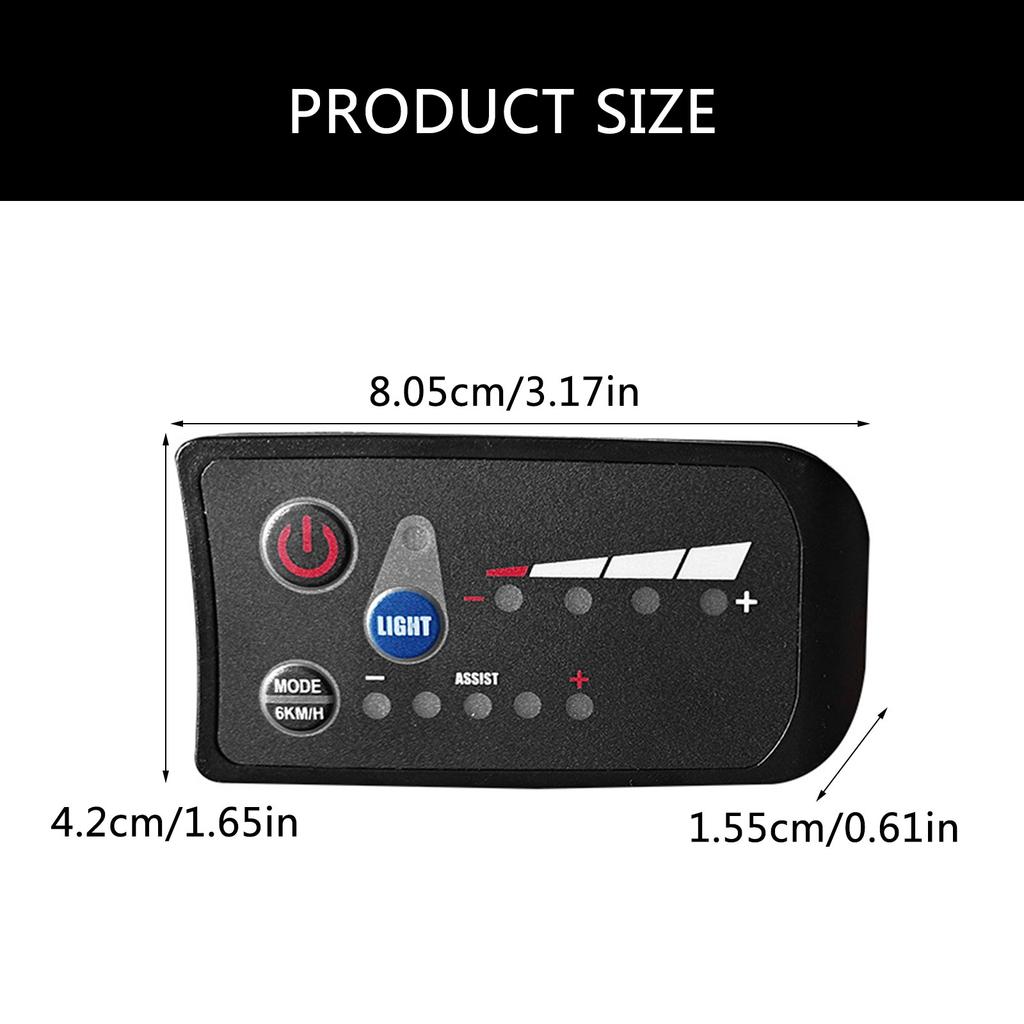 Electric Bike Dashboards Universals Meter Odometers Speedometers Speed Controlling for Cycling Enthusiasts