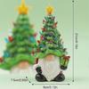 Christmas Gnome with LED Lights - Resin Xmas Tree Decoration for Indoor Home, Table & Holiday DÃ©cor