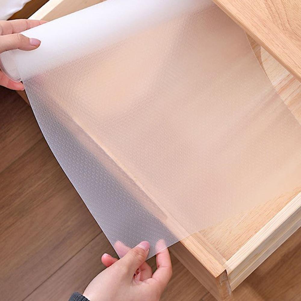 Waterproof Surface Shelf Liner Non Slip Backing Table Place Mat Refrigerator Liner  Kitchen Cabinet