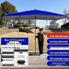 Large Outdoor Commercial Parasol - Thickened Square Patio Umbrella Tent