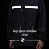 Protective Reflective Motorcycle Rain Suit - Ideal for Construction, Cycling & Riding
