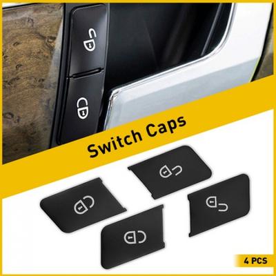 Fits Mercedes Benz Class W212 W204 Car Lock Door Unlock Switch Button Cover Trim