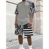 Summer Fashion European Style Letter Printed Kids T-shirt and Shorts 2 Piece Set Summer Casual Outdoor Boys and Girls Outfit Kids Set
