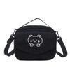 Corduroy Messenger Bag Female College Style Girl Sweet Small Square Baosen Series Retro Versatile Shoulder Messenger Bag