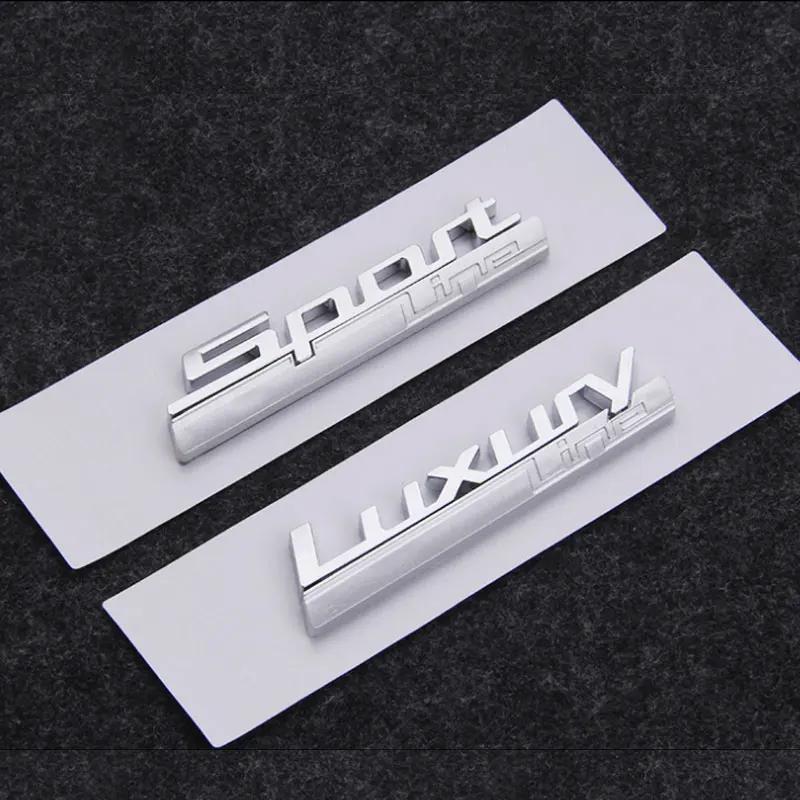 for BMW 318i X3 X7 VISION Future Luxury line sport line side fender label body sticker luxury limited edition modified car logo PS9