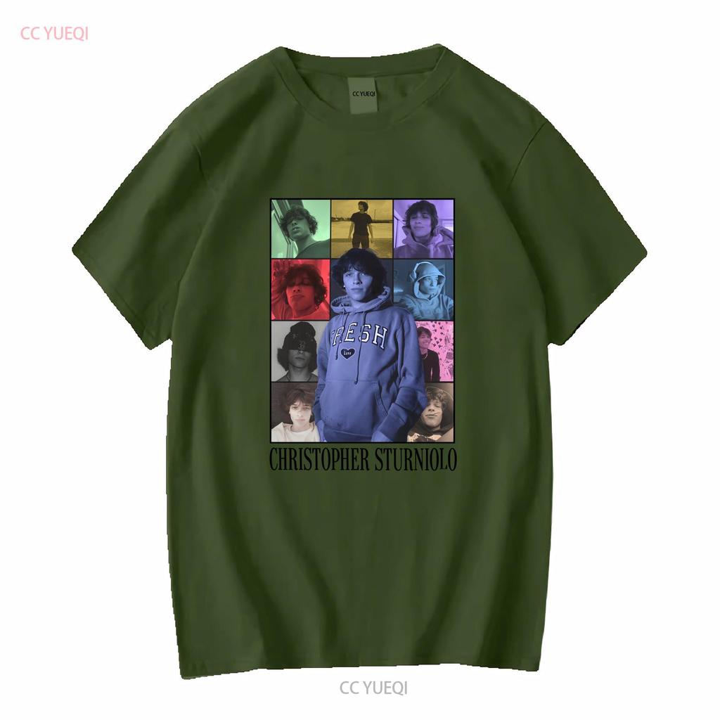 Christopher Sturniolo Eras Tour shirt Chris T Triplets long or short sleeves vintage Washed Versatile Breathable