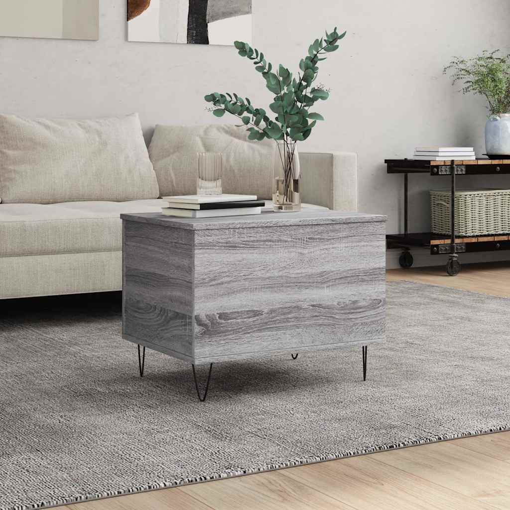 Grey Sonoma Coffee Table 60 X 44.5 X 45 Cm Particleboard