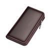 New Men's Wallet Short Frosted Leather Wallet Retro Zipper Vertical Wallet Luxury Multi-Card Wallet Phone Bag Coin Purse