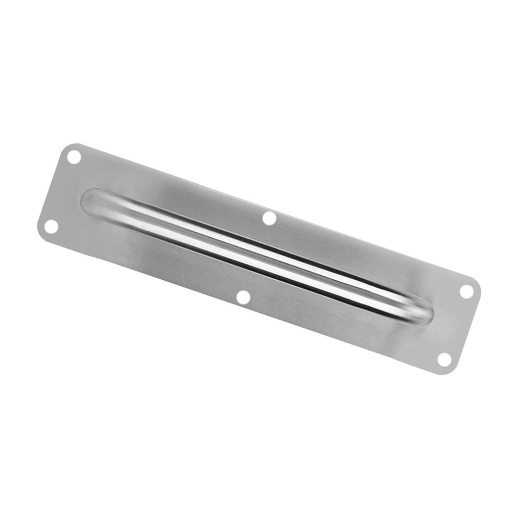 Stainless Steel Pull and Push Plate Door Access Door Pull Handle with Screws (Oval 280*65mm)