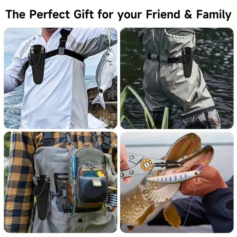Fishing Gear, Portable Lure Pliers, Multi-functional Aluminum Alloy Scissors, Hook Removers, Fishing Equipment, Fishing Tools