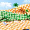 Plaid cotton towel set cotton yarn-dyed jacquard face towel absorbent soft bath towel home hotel bathroom