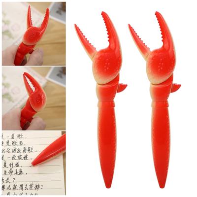 1/3Pcs Ballpoint Pen Adorable Lobster Claws Shape Gel Pen Comfortable Grip Smooth Writing Student Pen for School Home