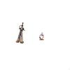 Harmonic Thinker Resin Musician Abstract Sculpture Figurine for Bedroom Office Home Decor Table