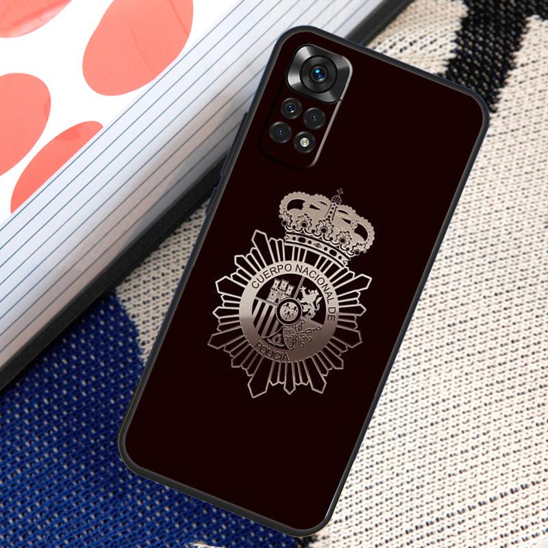 

Чехол с логотипом Национальной полиции Испании для Xiaomi Redmi Note 10 11 Pro 8 9 12 Pro 11S 10S 9S Redmi 9 10 12C 9C 10C задняя крышка Redmi Note 12 Pro 4G