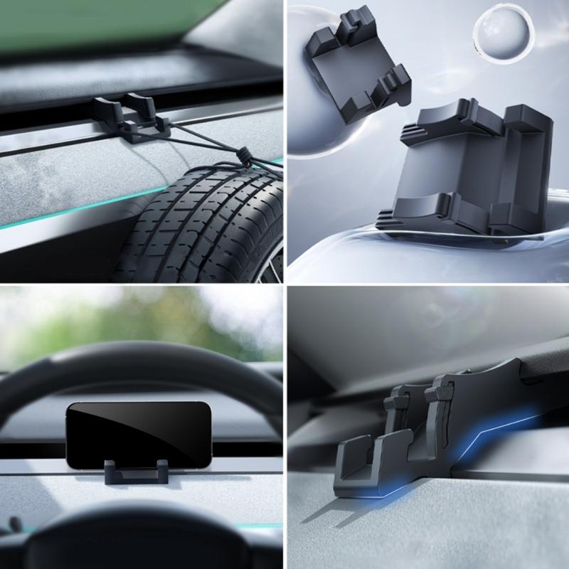Dashboard Holder Stable Silicone Mount Bracket For Vehicle, Offer Secure and Adjustable Positioning for Enhanced Driving