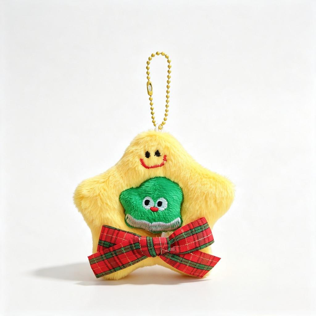 Christmas plush embroidery pendant, Christmas tree decoration, snowman, gingerbread house, holiday party supplies package, hangi