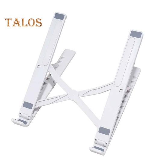 

Подставка для ноутбука, портативный держатель для ноутбука, прочная несущая способность, регулируемая высота, складная конструкция, крепление для ноутбука, подставка для компьютера A белый
