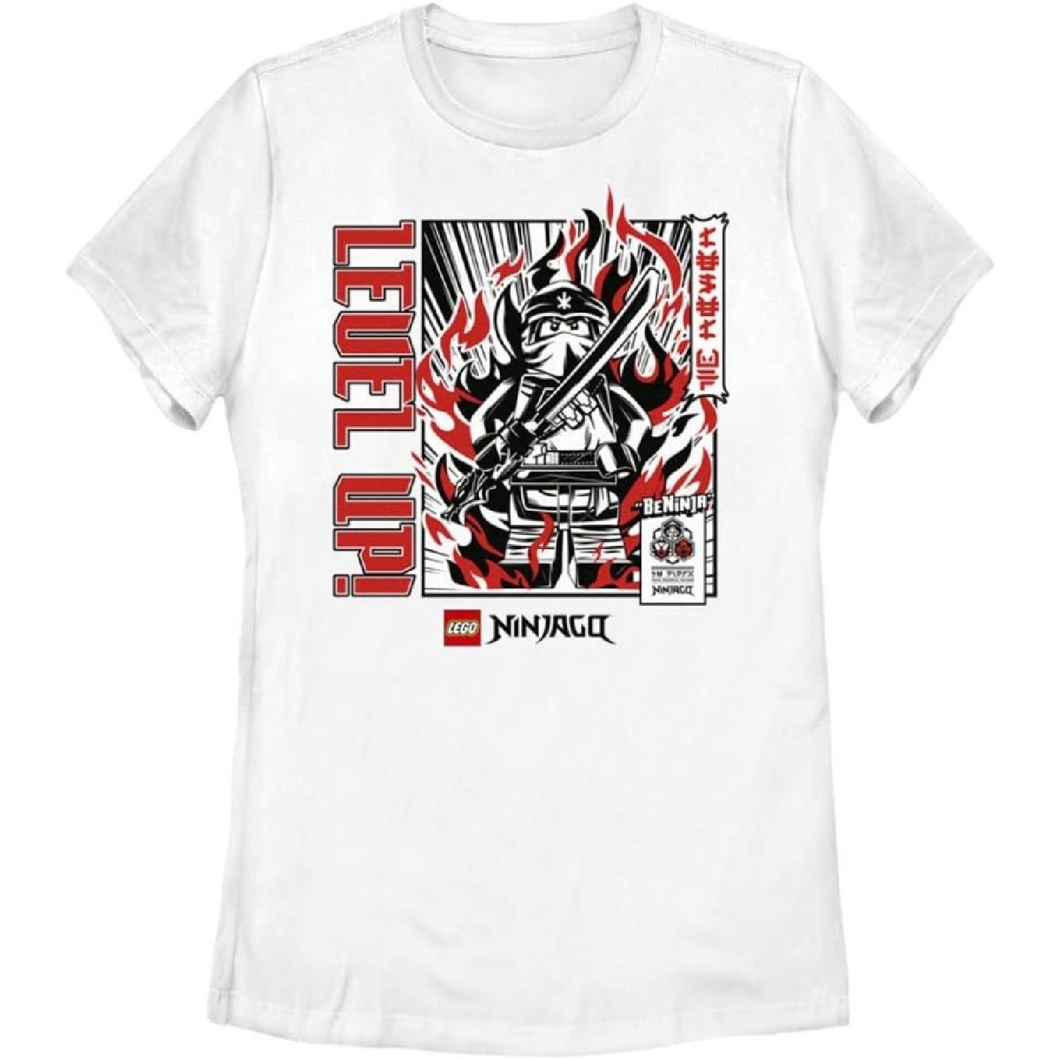 

Fifth Sun Womens Level Up NinjaT-Shirt XXXXXL білий