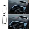 For Honda CRV CR~V 2012~2016 Glossy Black Steel Dash L&R AC Air Outlet Vent Trim