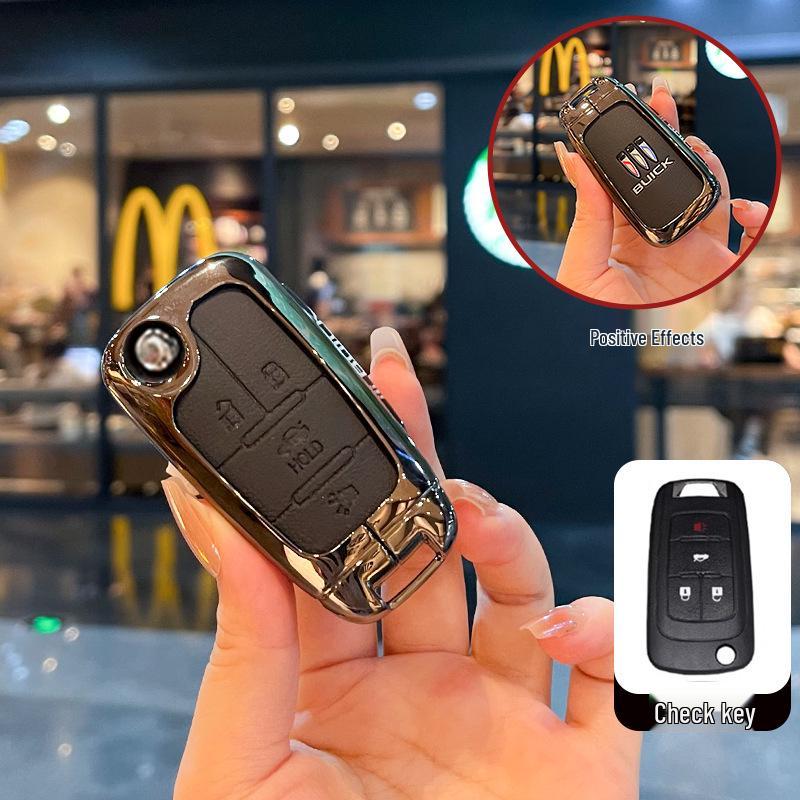 Folding Metal Key Case for Buick Excelle, Yue Lang 10-20 models