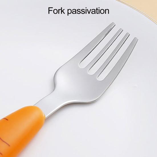 Useful Easily Cleaned Dining Non-slip Smooth Surface Mud Scraping Spoon for Kitchen Children Cutlery