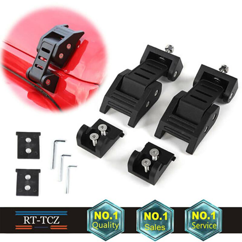 Hood Latches Hood Lock Catch Stainless Steel For Jeep Wrangler JK JKU 2007-2018