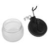 Airbrush Cleaning Pot Holder Paint Jar Bottle Clean Needle Nozzle Brush Set