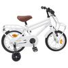 Bicicleta Infantil 16 Polegadas para Idades 4 6 Branca
