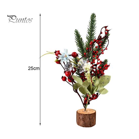 25 mini vánočních stromků Pevná základna Větev borovice Různé styly Party dekorace Roztomilá vánoční dekorace Foto rekvizity