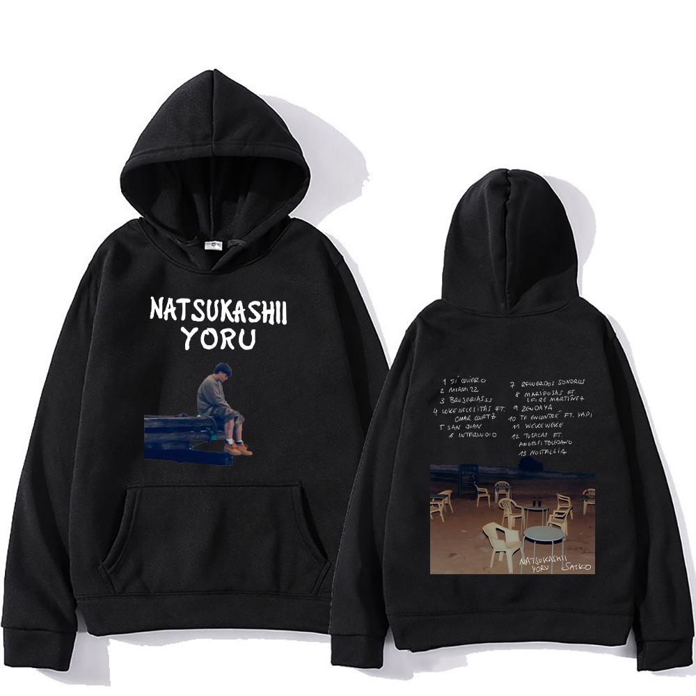 Rapper SAIKO Album Merch Hoodies Saiko Natsukashii Yoru Sweatshirt Men's Women Fashion Clothing Oversized Casual Pullover Trends