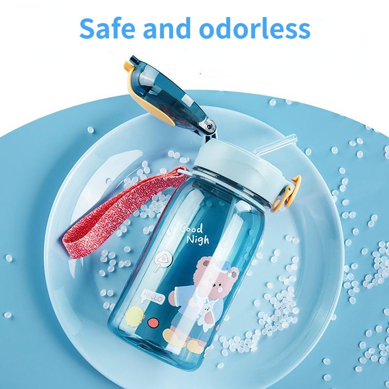 400ml Cartoon Water Bottle Leakproof Outdoor Sports Water Bottle Portable Fitness Cup Cute Cartoon Children Drinkware