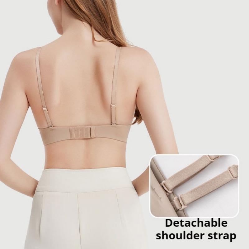 Large Size Seamless Bra for Women Push-up Bra for Large Breasts Small Size Anti-sagging Breathable Bra