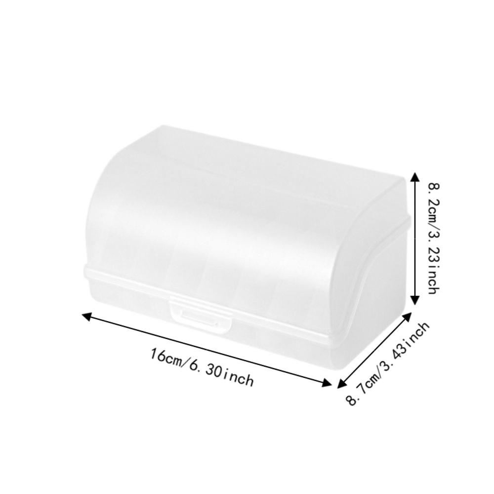 Dust-proof Powder Puff Storage Box Portable Stackable Clear Makeup Sponge Case 7 Grids Save Space Makeup Puff Organizer Home