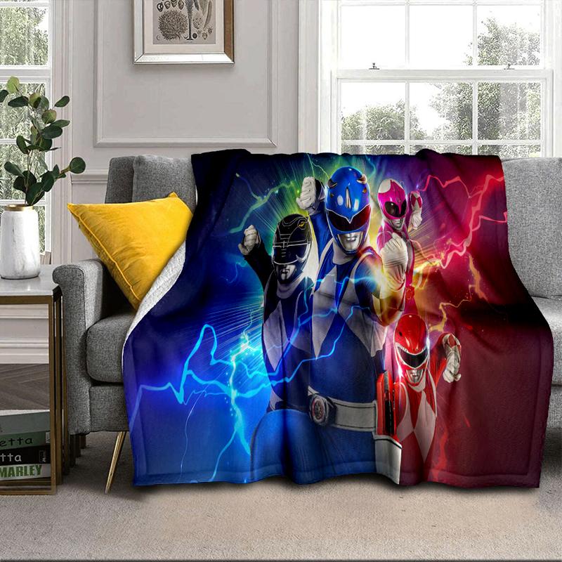 Rangers Team-up Blanket Flannel Blanket for bed, sofa, Camping, Hiking, Picnic Essentials, gift for family Fan gifts