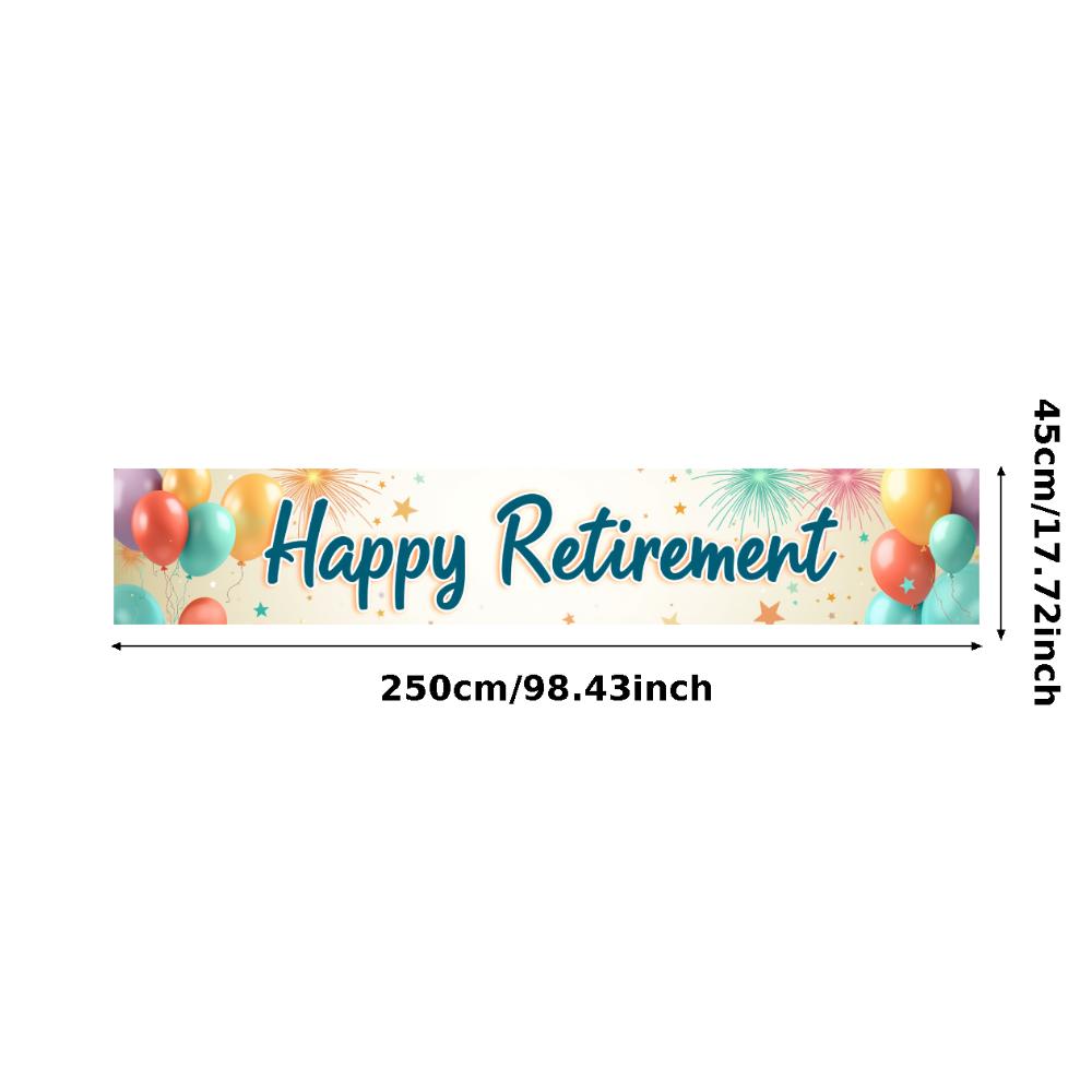Celebratory Design Photo Prop Party Backdrop Party Decoration for Indoor Decoration Party Background Retirement Gatherings
