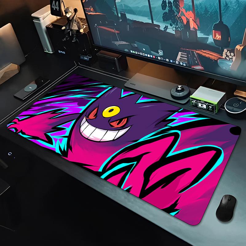 Colorful Mouse Pad Anime Gengar Oversized Gamer Extended Desk Mat Notbook Keyboard Pad Gaming Wearresistant Mousepad