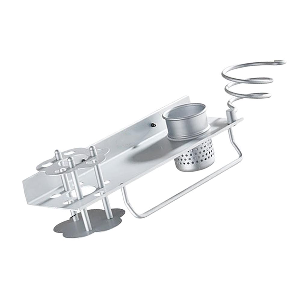 Dryer Holder,Hair Organizer Shelf Rack Stand,Wall Mount ,Bathroom Washroom Accessories Storage
