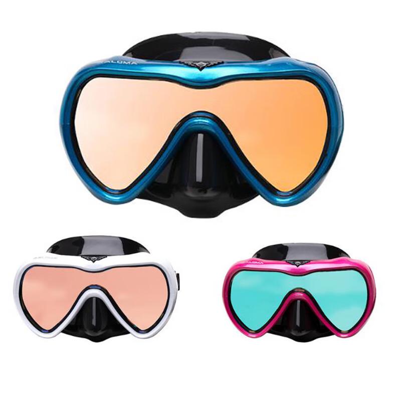 Shabate Adult Single Lens Anti-Fog Tempered Glass Diving Mask