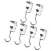  Pack Of 4/6 Adjustable Desk Handbag Hooks Heavy Duty Hook Space saving Hook For Home Office And School Use
