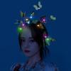 LED Wedding Birthday Colorful Headpiece Glowing Headband Hair Hoop Butterfly Christmas Party Favors