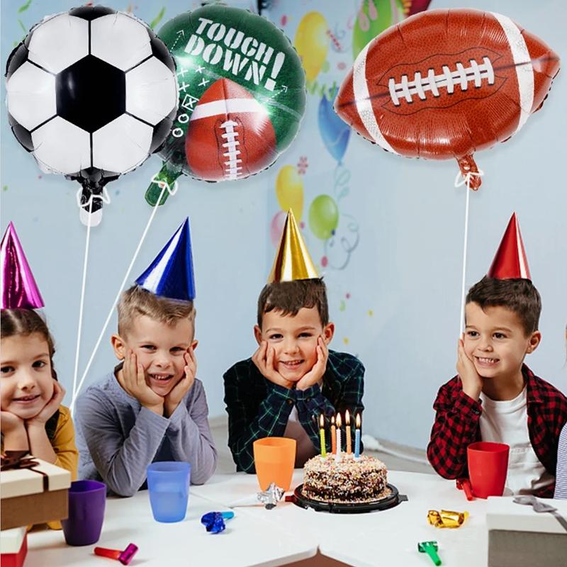 Football Themed Party Disposable Tableware Soccer Flag Paper Tray Tissue Ballon Cup Tablecloth Baby Shower Birthday Decoration