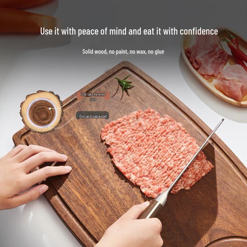 Wang Mazhi Antibacterial Ebony Wood Cutting Board