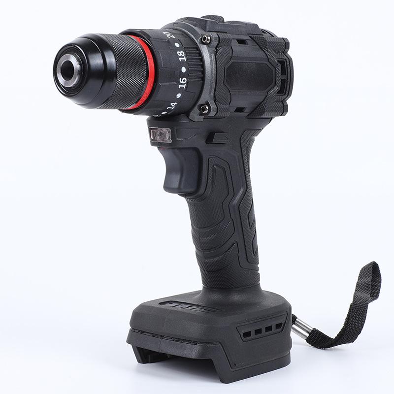 Rechargeable Brushless Handheld Electric Drill with Lithium Battery for Multifunctional Household and Auto Repair Use