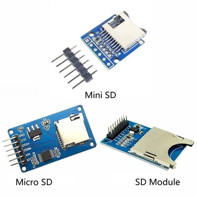 Micro SD Modul 5V 3.3V Speichererweiterungsplatine 6 Pins Mini Micro SD TF Karte Speicher Shield Modul mit Pins für Arduino ARM AVR