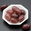 30mm Purple Pink Agate Crystal Egg Shaped Stone