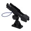 Boat Fishing Rod Holder Side Deck Mount 360 Degrees Rotatable Pole Holder for Kayak Boat with Anti Lost Rope