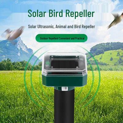 Solar Ultraschall Vogelabwehr für Haus und Balkon - Vertreibt Tauben und Vögel