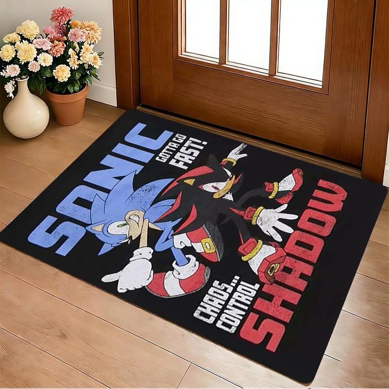 Sonic Adventure Living Room Nonslip Area Rug Soft Carpet For Bedroom Game Playroom Sofa Office Home Decor Doormat Christmas Gift C922365