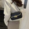 Chic Stylish Small Square Bag Elegant Solid Color Shoulder Crossbody Purse For Daily Use